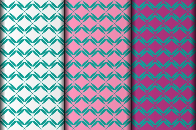 Gráfico vectorial de fondo de textura de patrón vectorial repetitivo transparente geométrico colorido