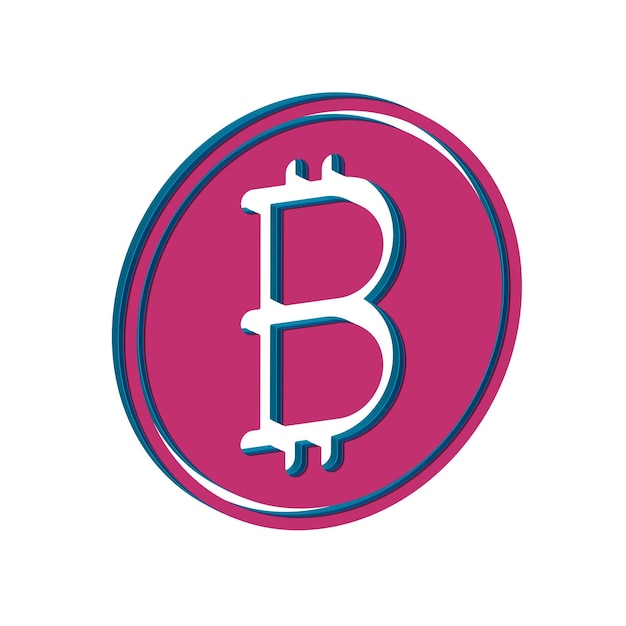 Gráfico vectorial de ilustración del icono de moneda