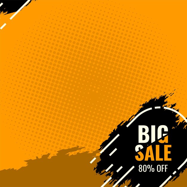 gráfico vectorial de ilustración de la lista de precios de información banner de venta abstracta de gran venta