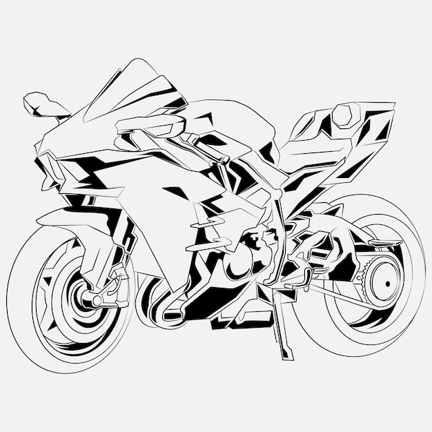 Vector gráfico vectorial de ilustración de motor en dibujos animados