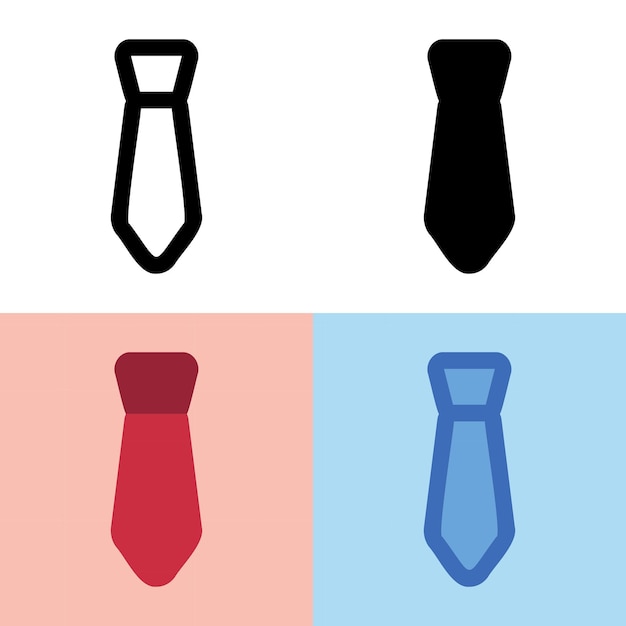 Vector gráfico vectorial de ilustración de tie icon perfect para la interfaz de usuario nueva aplicación, etc.