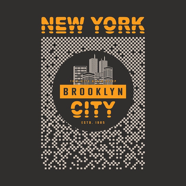 gráfico vectorial de letras de nueva york para impresiones de camisetas y otros usos murales de carteles