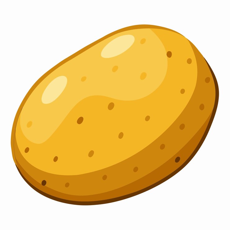 Vector gráfico vectorial de las patatas