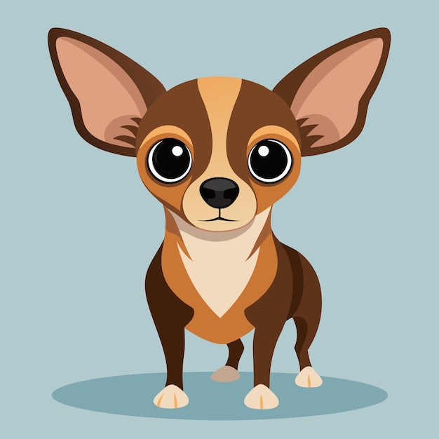 Gráfico vectorial del perro Chihuahua