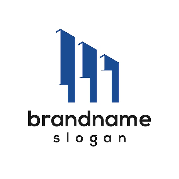 Gráfico vectorial de la plantilla de diseño de logotipo de estadísticas financieras