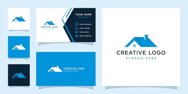 Gráfico vectorial de plantilla de diseño de logotipo inmobiliario