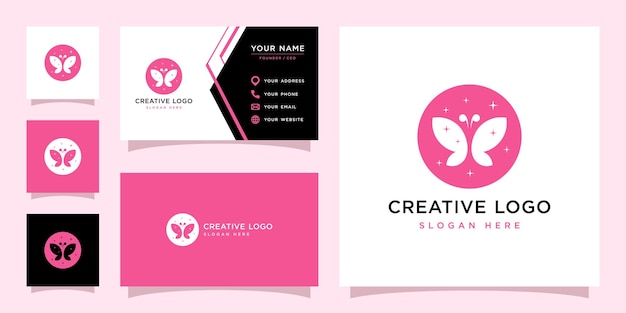 Gráfico vectorial de la plantilla de diseño de logotipo monarca