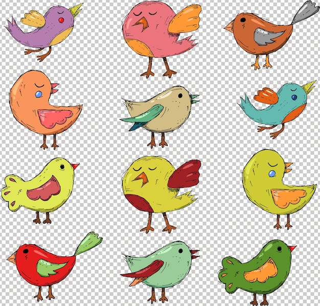 Gráfico vectorial de la rama de Bird Kids