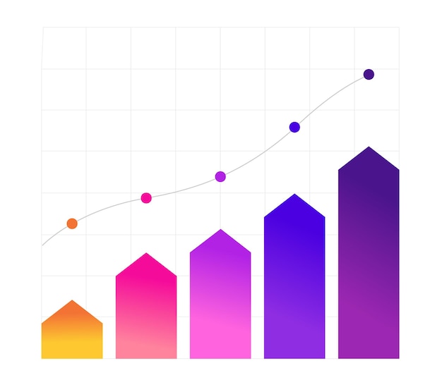 Gráfico de velas Diagrama de información y informe Iconos de gráficos y gráficos Iconos clásicos de presentación