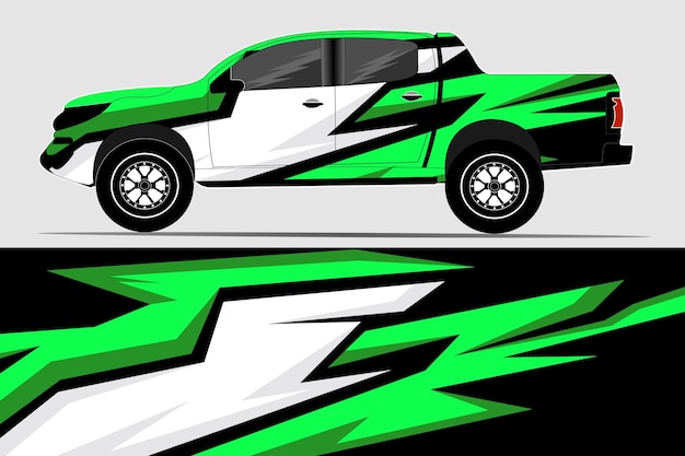 Gráficos abstractos de fondo de envoltura de coches de carreras para envolturas de coches de vinilo y pegatinas de camiones
