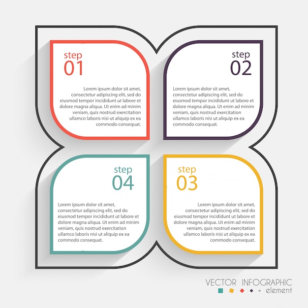 gráficos coloridos de información