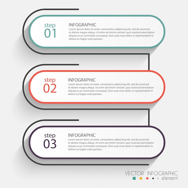 Gráficos coloridos de información