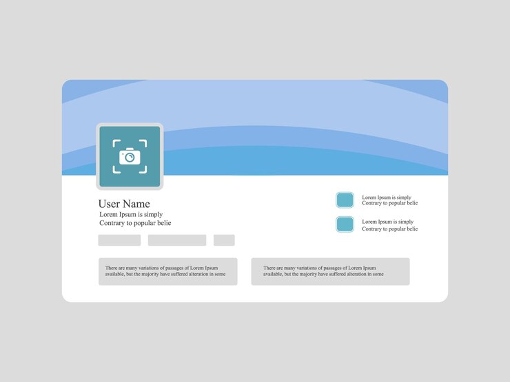 Vector gráficos de diseño de portadas de linkedin de moda y abstractos