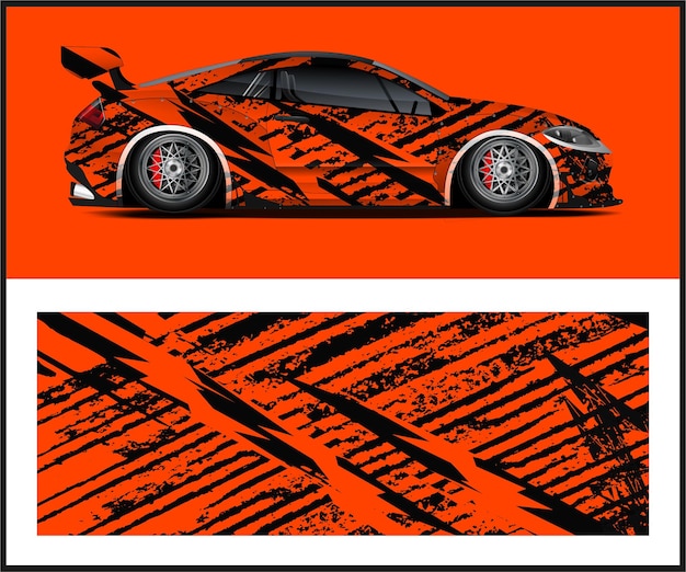 Gráficos de envoltura de coches de carreras