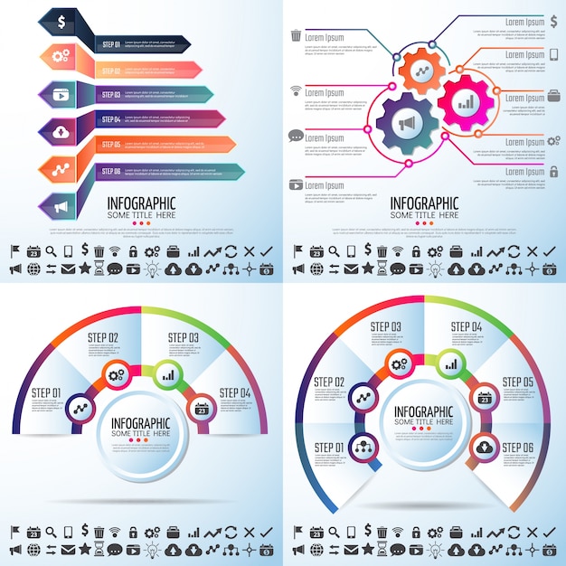 Gráficos fondo signo icono pastel de finanzas