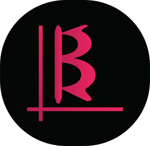Gráficos del logotipo B de inspiración ilimitada