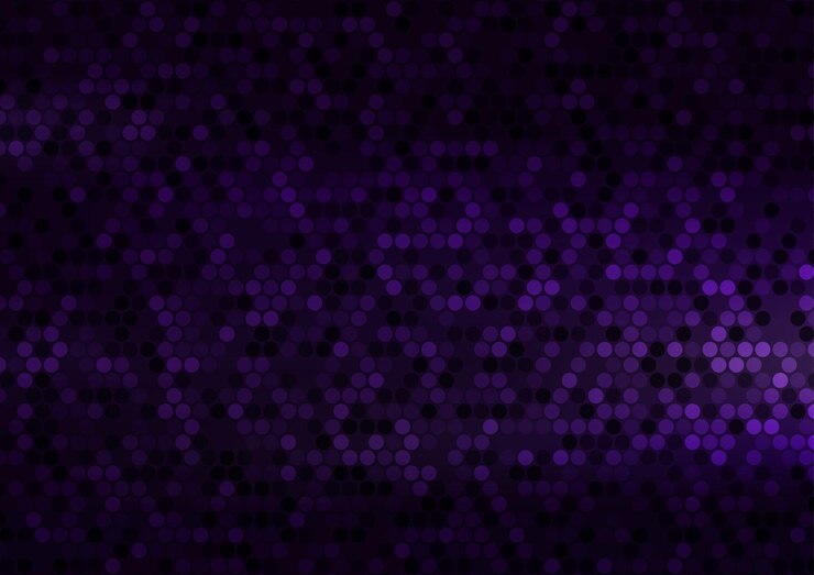 Vector gráficos de puntos digitales diseño moderno fondo púrpura