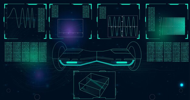 Gráficos de radar HUD modernos