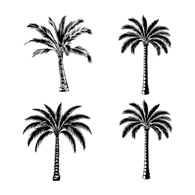 Vector gráficos vectoriales de árboles diseños impresionantes y de alta calidad para sus proyectos creativos
