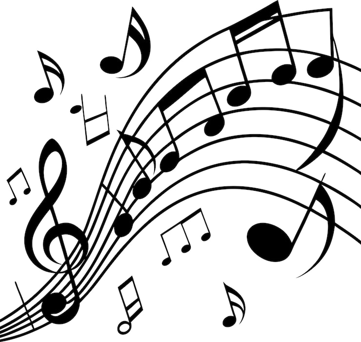 Vector gráficos vectoriales de medio tono con temas de música moderna