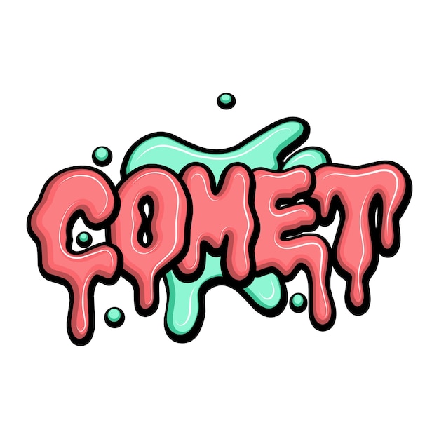 grafiti letras tipografía ilustración de arte