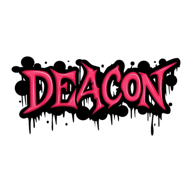 Vector grafiti letras tipografía ilustración de arte