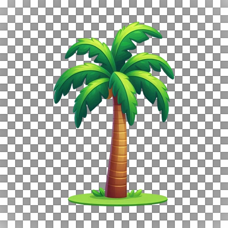 Vector el gran árbol de dibujos animados 2