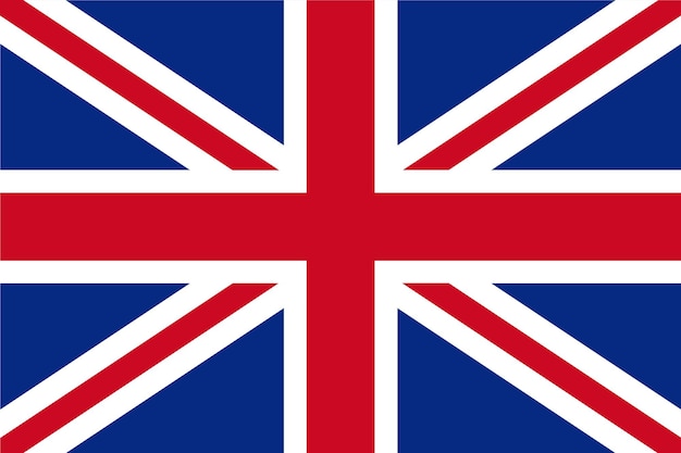 Gran bretaña bandera bandera de inglaterra vector icono reino unido bandera de gran bretaña 10 eps