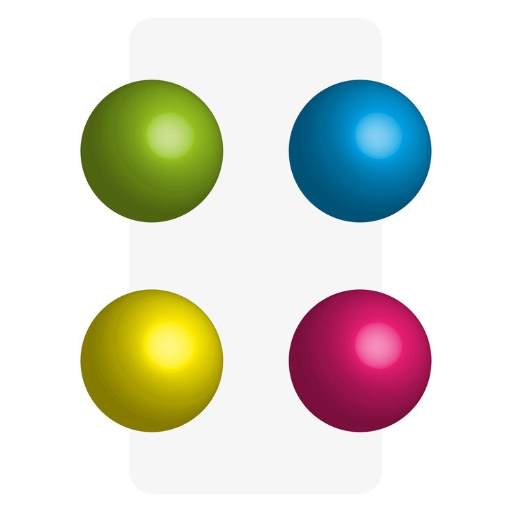 Vector gran diseño de bolas multicolores para cualquier propósito ilustración vectorial