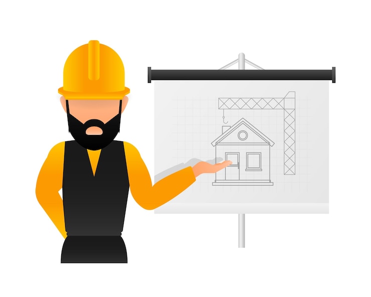 Vector gran diseño de construcción para cualquier propósito ilustración vectorial isométrica ilustración vectorial plana