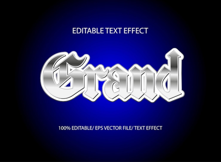 Vector gran efecto de texto