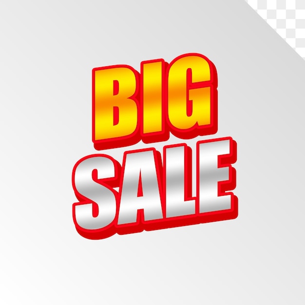 Gran etiqueta de venta