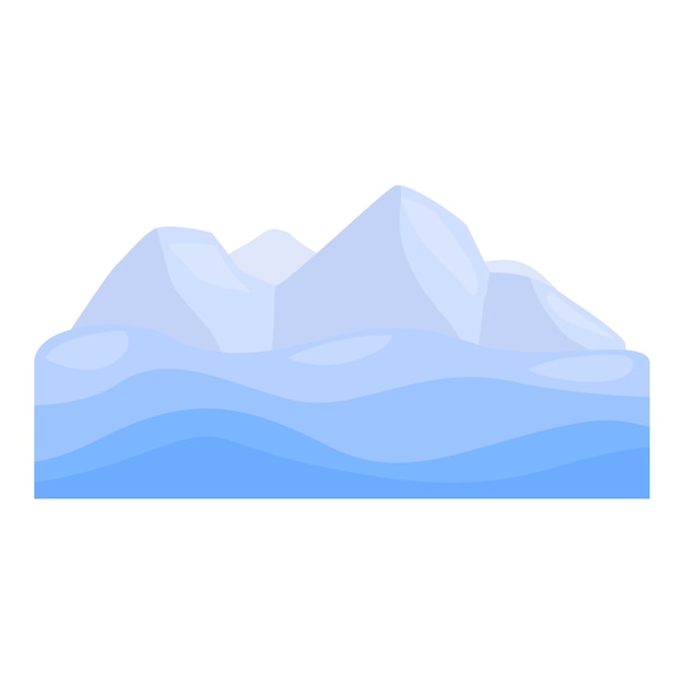 Un gran iceberg flotando en la superficie del océano