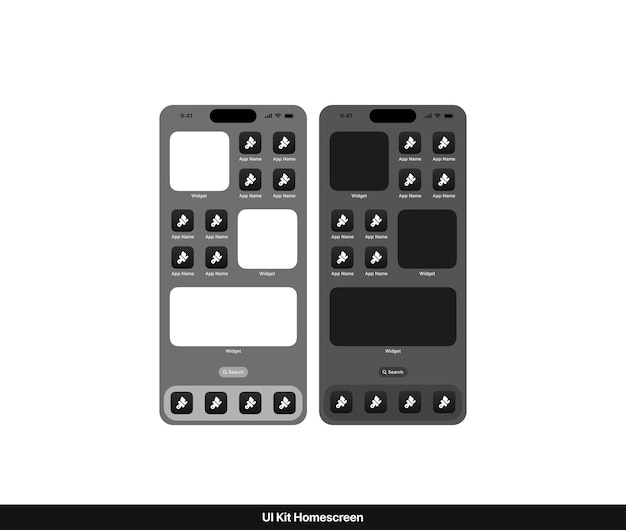 Gran kit de UI mejorado para aplicaciones móviles de diseño web con los diferentes botones diagramas gráficos