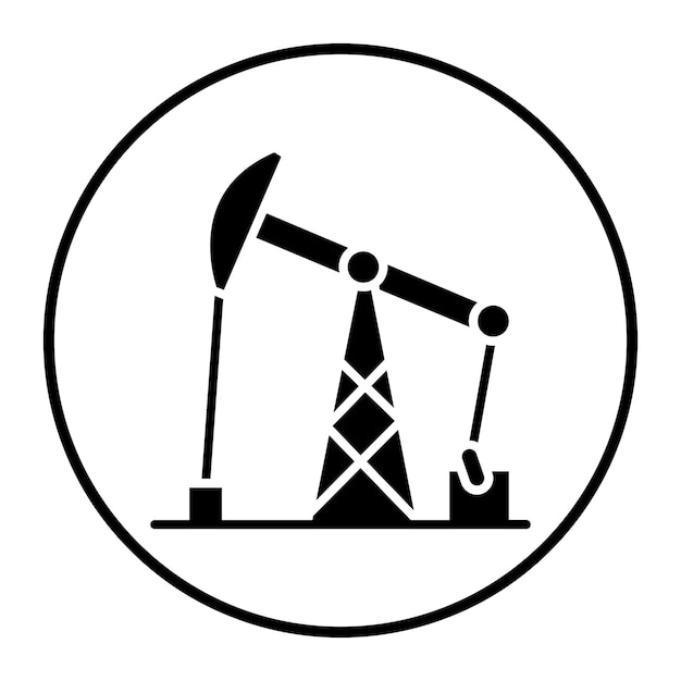 un gran objeto metálico con un logotipo circular que dice plataforma petrolera