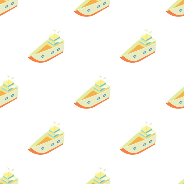 Gran patrón de barco textura de fondo sin costuras repetición de papel tapiz vector geométrico