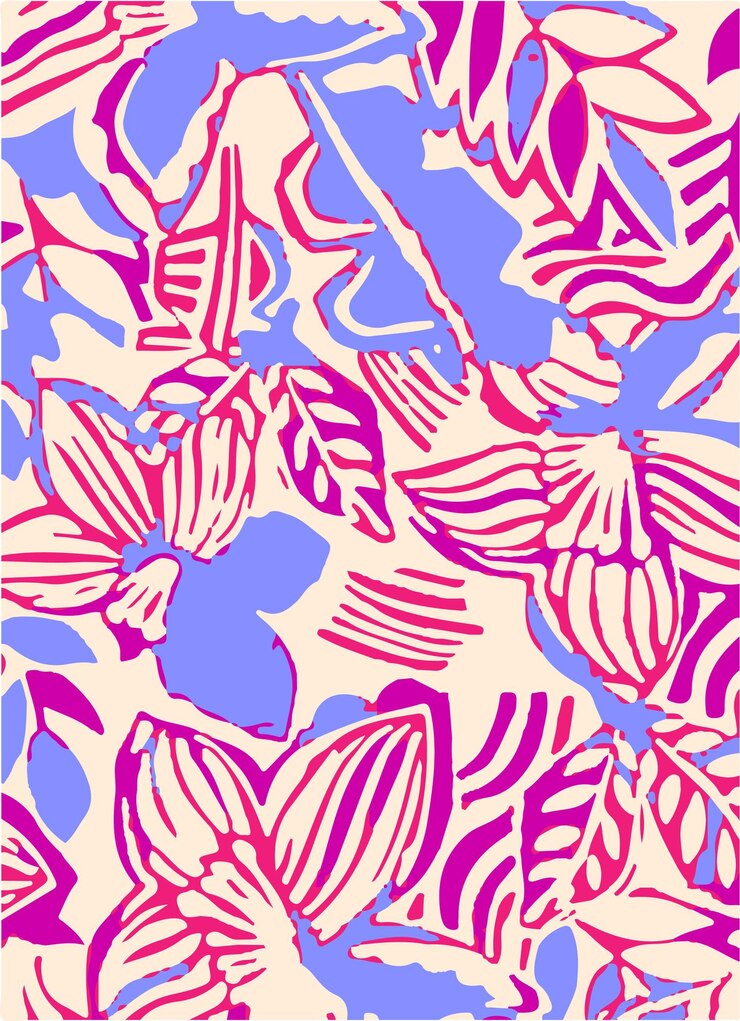 Gran patrón de flores de lujo patrón floral texturas gráficas floral patrón de colores de moda