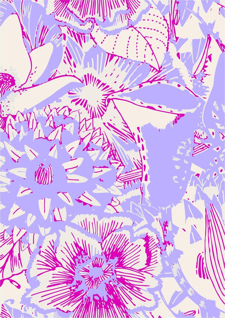 Gran patrón de flores de lujo patrón floral texturas gráficas floral patrón de colores de moda