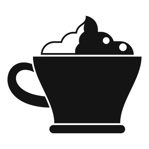 Una gran taza de capuchino con crema batida te está esperando.