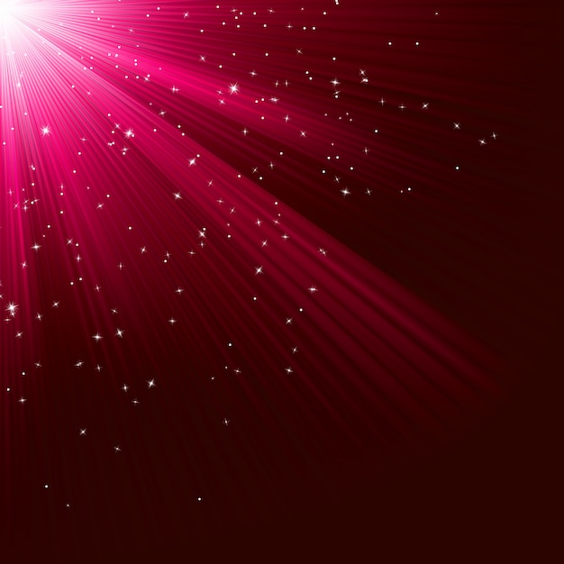 Gran textura de Navidad con brillantes estrellas y rayos. archivo incluido