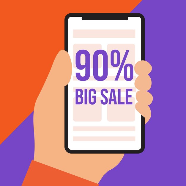 gran venta especial 90 de descuento adecuado para banners publicaciones en redes sociales