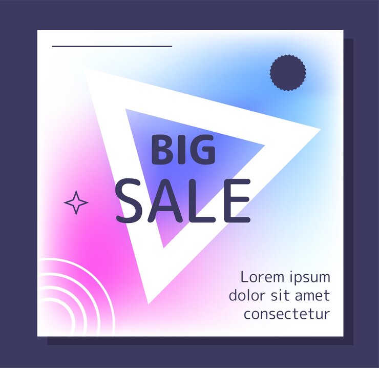 Vector gran venta post concepto publicidad y marketing comercio electrónico oferta especial y limitada