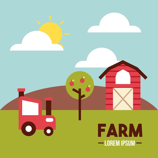 Granja lorem ipsum plana