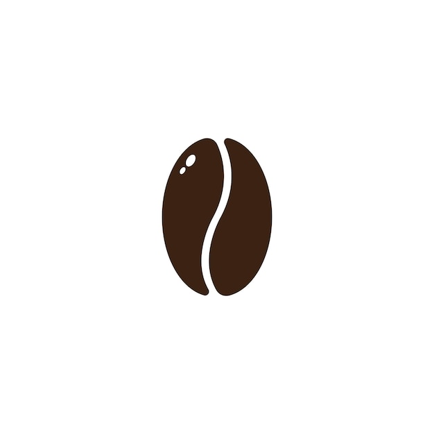 Granos de café plantilla vector icono ilustración diseño