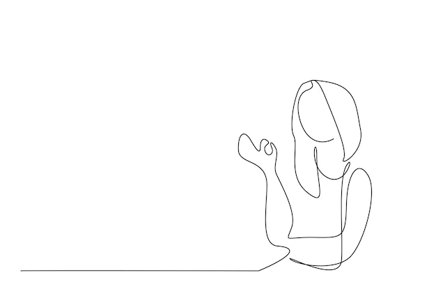 grave joven hermosa mujer haciendo bien signo positivo