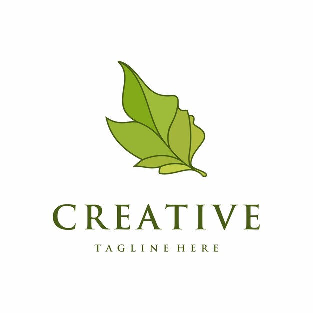 Green Leaf Creative con una plantilla simple y moderna