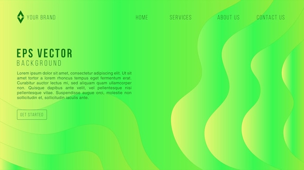 Green Papercut Web Design Abstract Background EPS 10 Vector para sitio web, página de destino, página de inicio