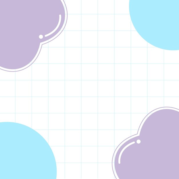 Grilla de fondo con corazones Vector