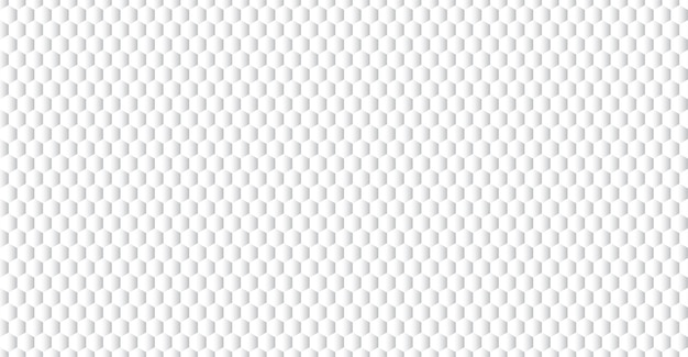 Grilla hexagonal gris fondo abstracto y fondo gradiente gris y blanco