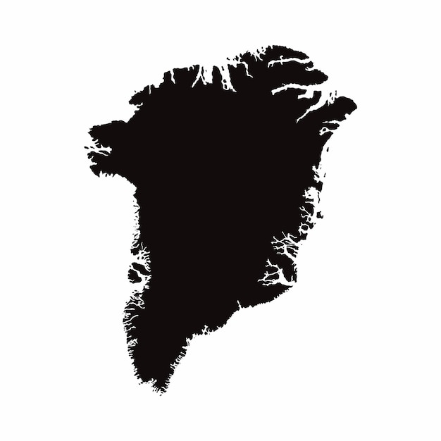 Groenlandia vector mapa del país
